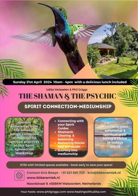 21/04/24 Nieuwe workshop The Shaman & The psychic