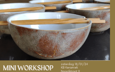 Mini workshop servies maken in mallen 18/01/25