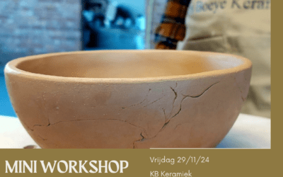 Mini workshop Servies maken in mallen 29/11/24