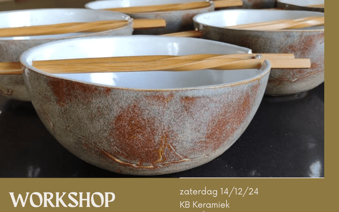 Workshop maak je eigen servies in mallen 14/12/24